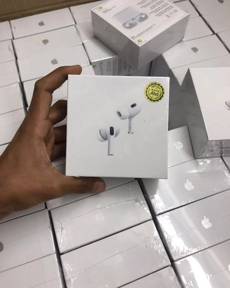 Airpods Pro 2nd Generation with 100% ANC working + 3D Spatial Audio + GPS Tracking (Find My Device) High Bass 11mm Sound Drivers