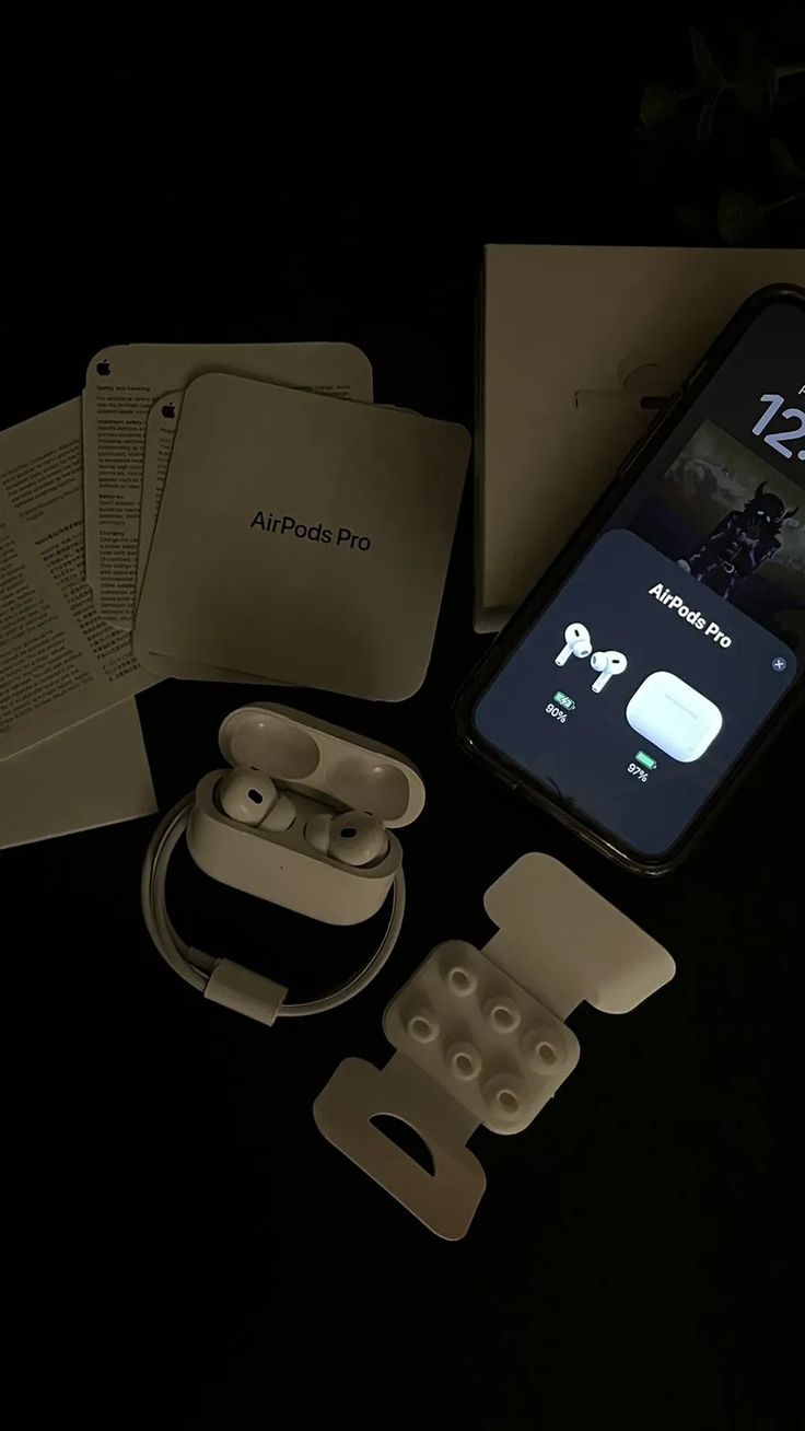 Airpods Pro 2nd Generation with 100% ANC working + 3D Spatial Audio + GPS Tracking (Find My Device) High Bass 11mm Sound Drivers
