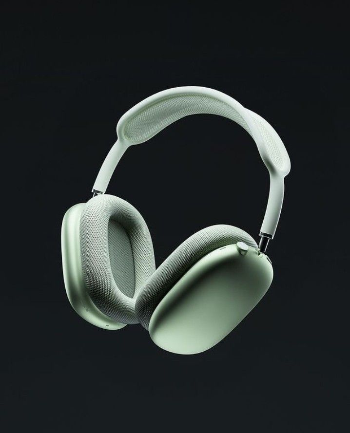 Airpods Max Wireless Over-Ear Headphones with 100% Active Noise Cancellation-High Bass 40mm Sound Drivers with 3D Spatial Audio ( Magnetic Ear Cups)